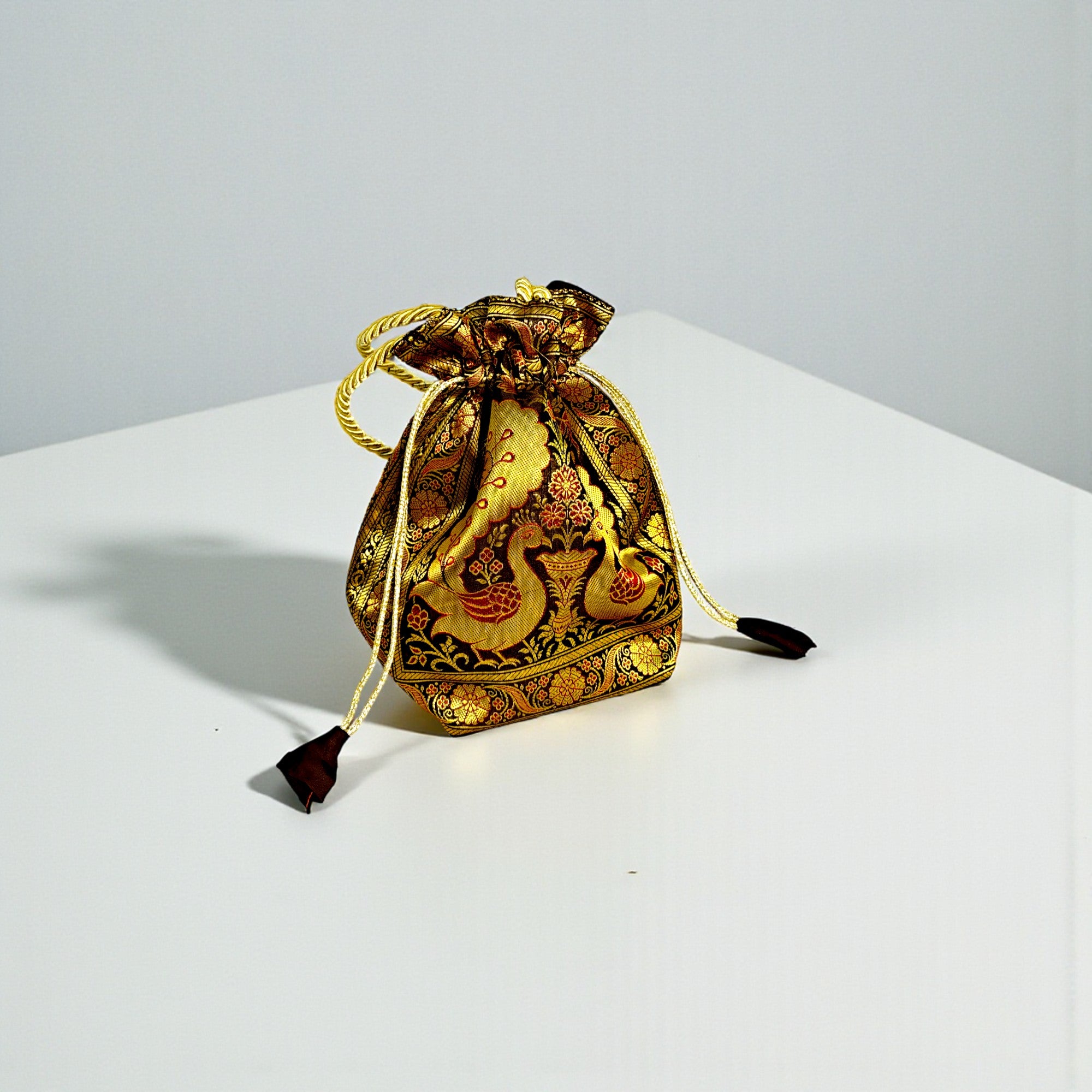 Royal Traditional Banarasi Handbag / Potli –  Set of 2