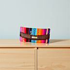 Colorful Ethnic Fabric Clutch Wallet for Women