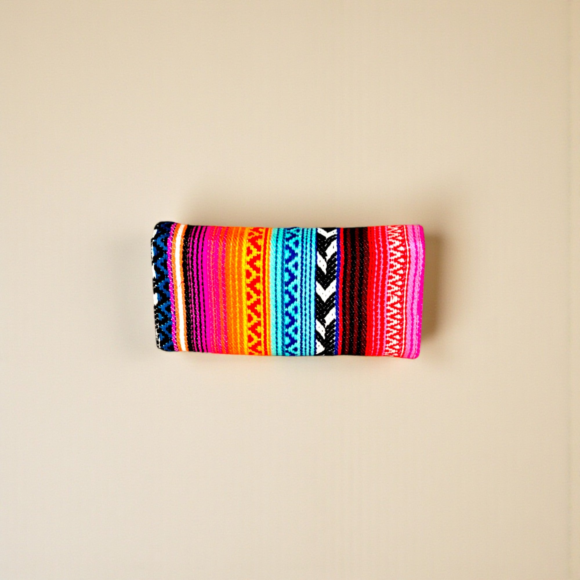 Colorful Ethnic Fabric Clutch Wallet for Women