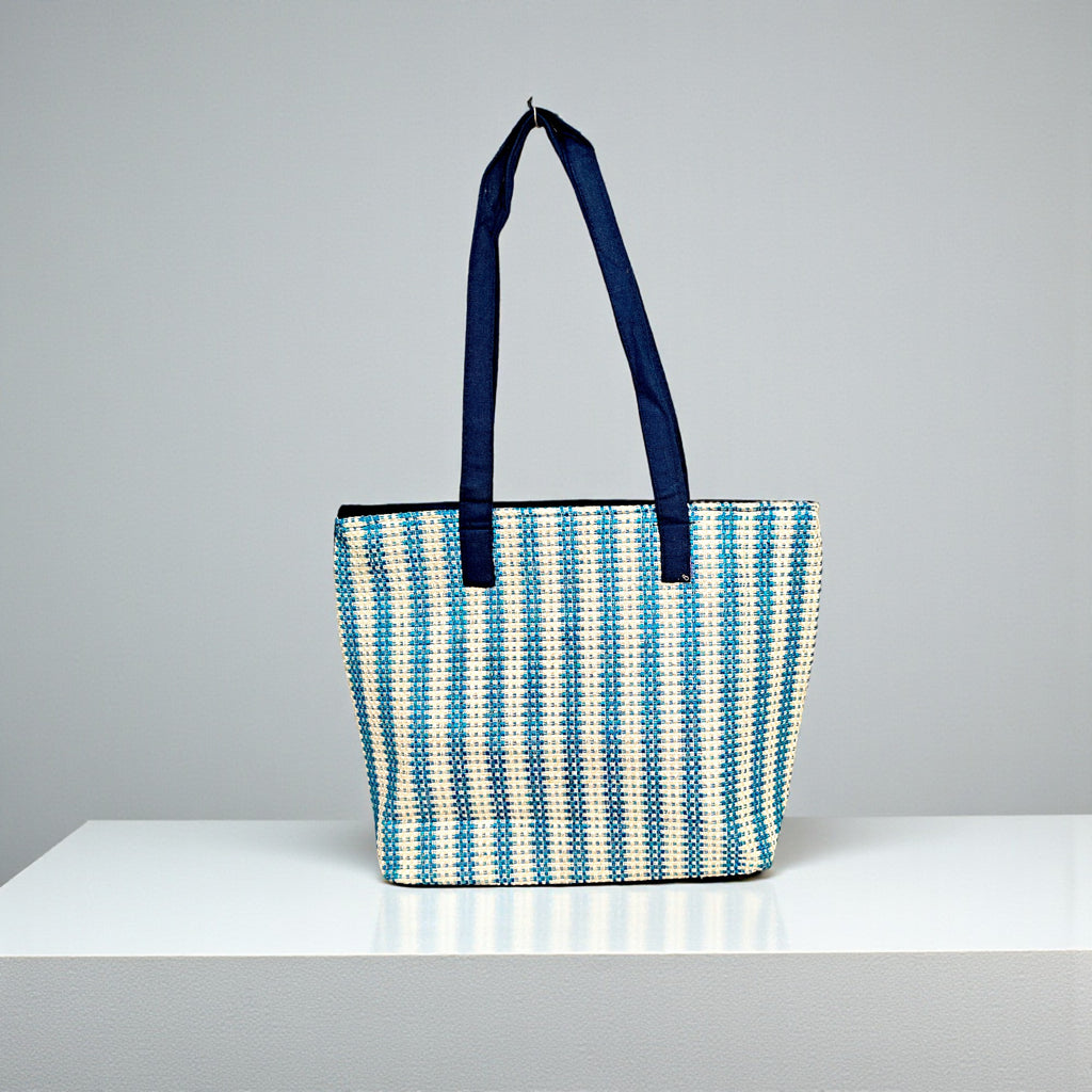 Yellow Printed Handcrafted Tote Bag