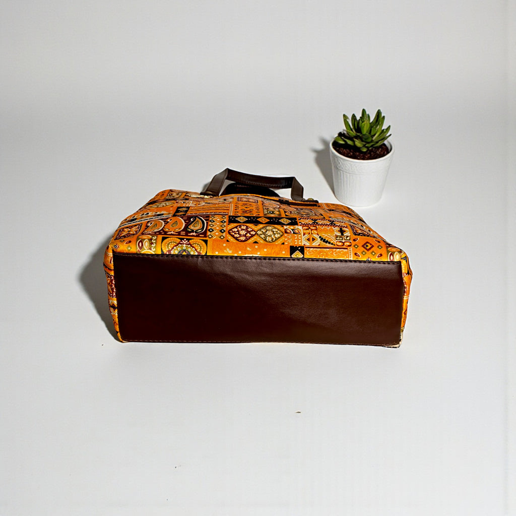 Handcrafted Ethnic Printed Handbag for Women