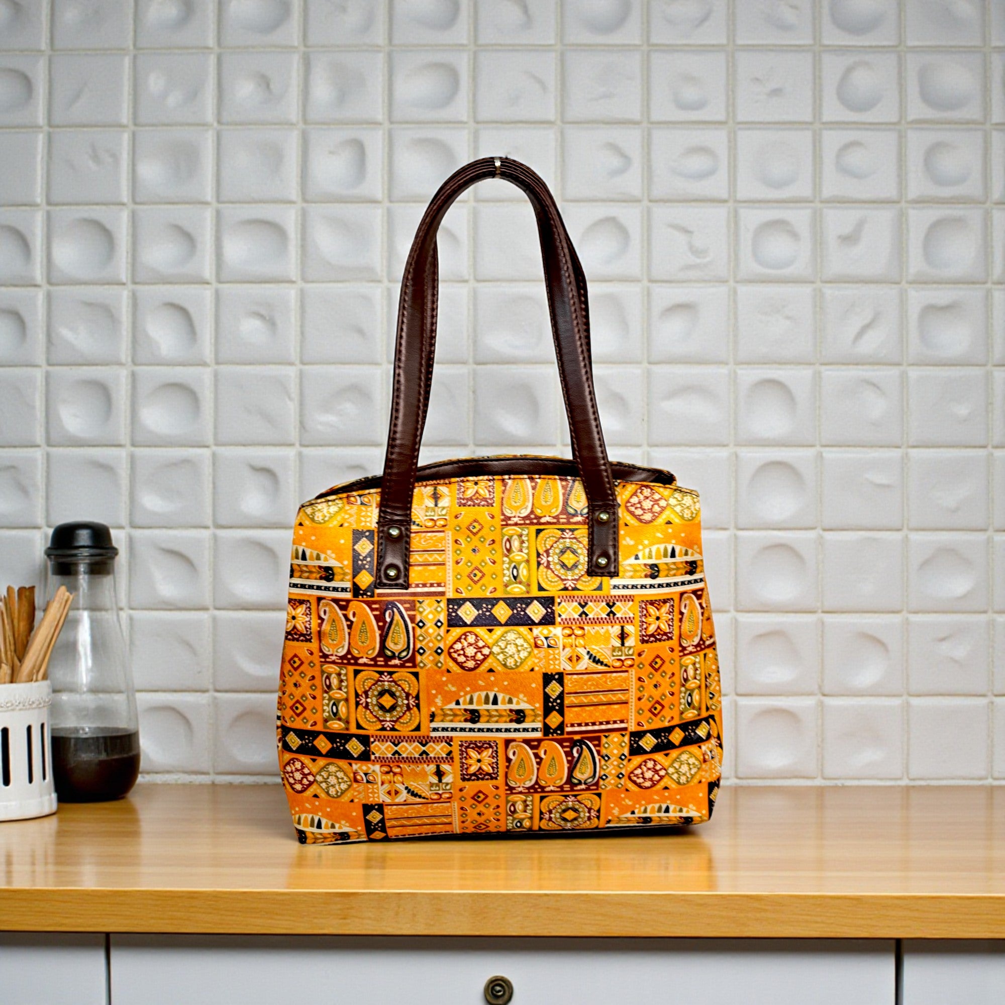 Handcrafted Ethnic Printed Handbag for Women