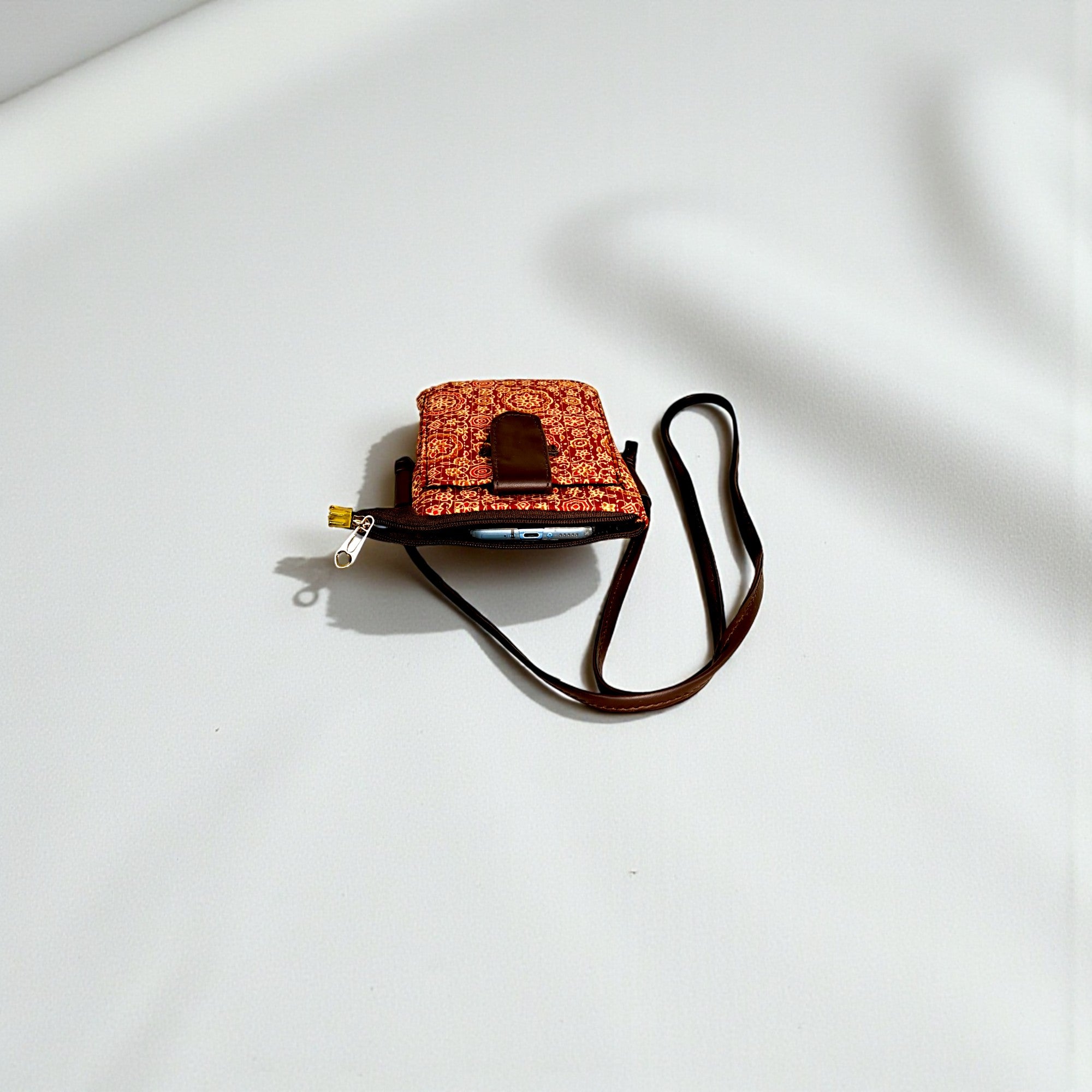 Handmade Ethnic Sling Bag for Women | Printed Crossbody Purse