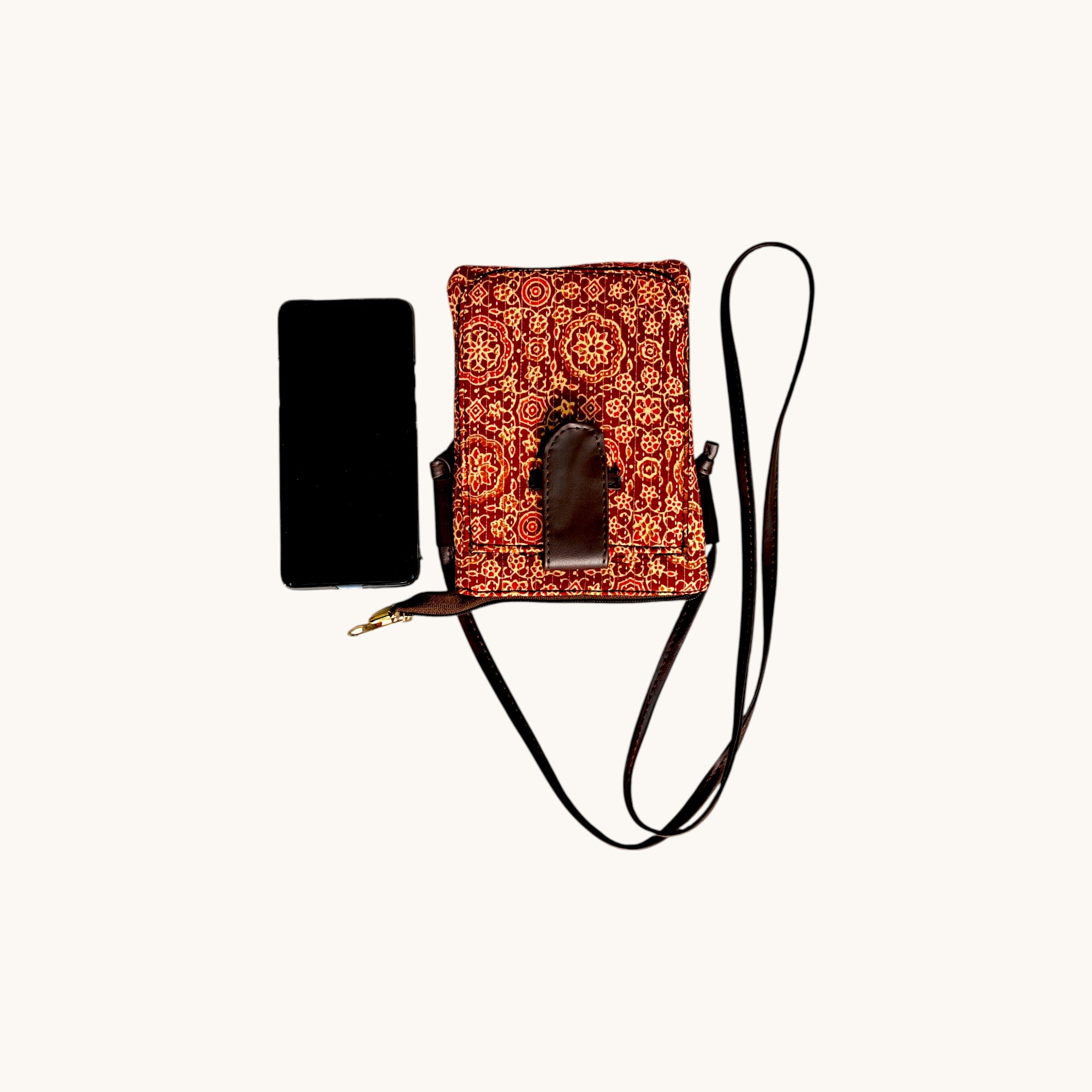 Handmade Ethnic Sling Bag for Women | Printed Crossbody Purse