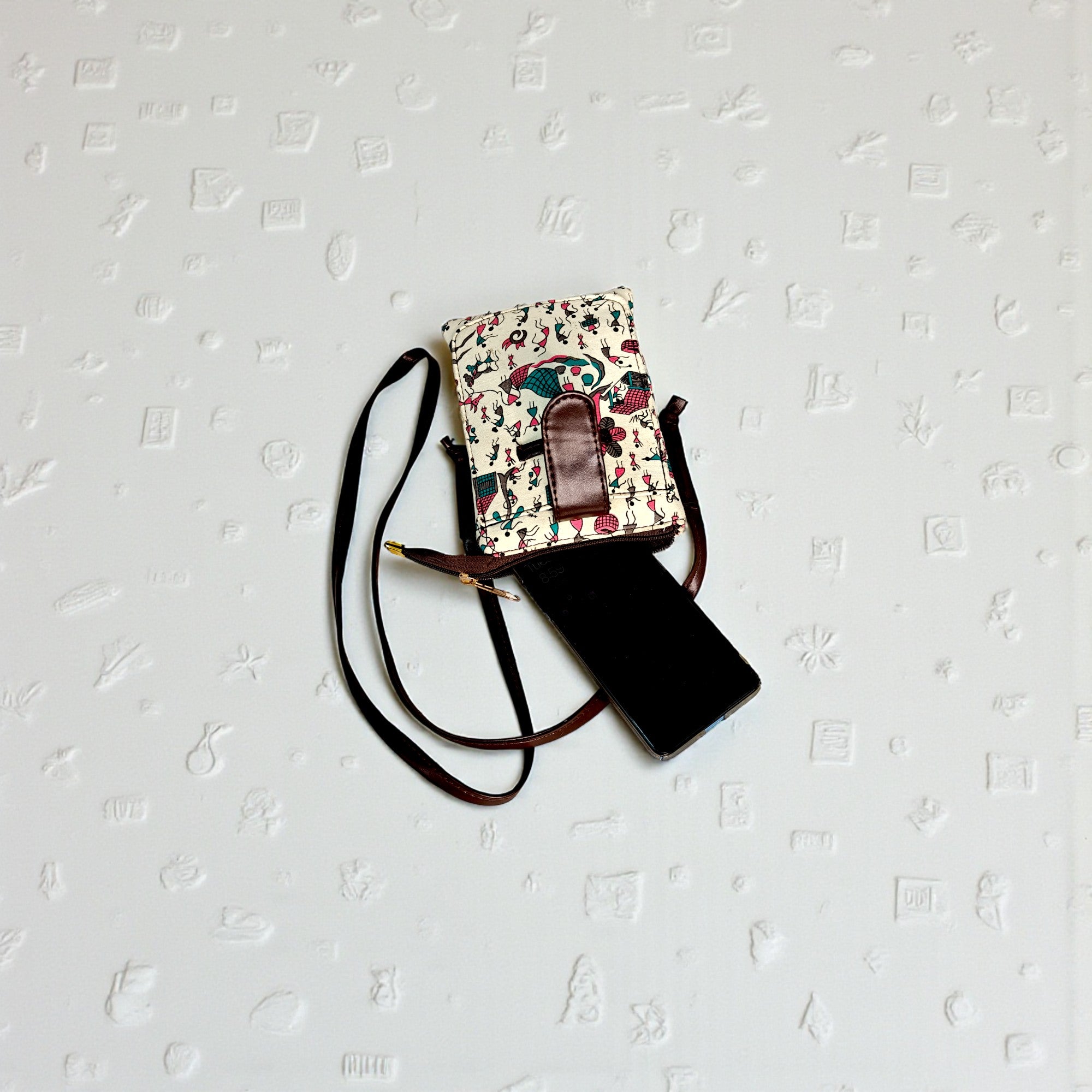 Handmade Ethnic Sling Bag for Women | Printed Crossbody Purse