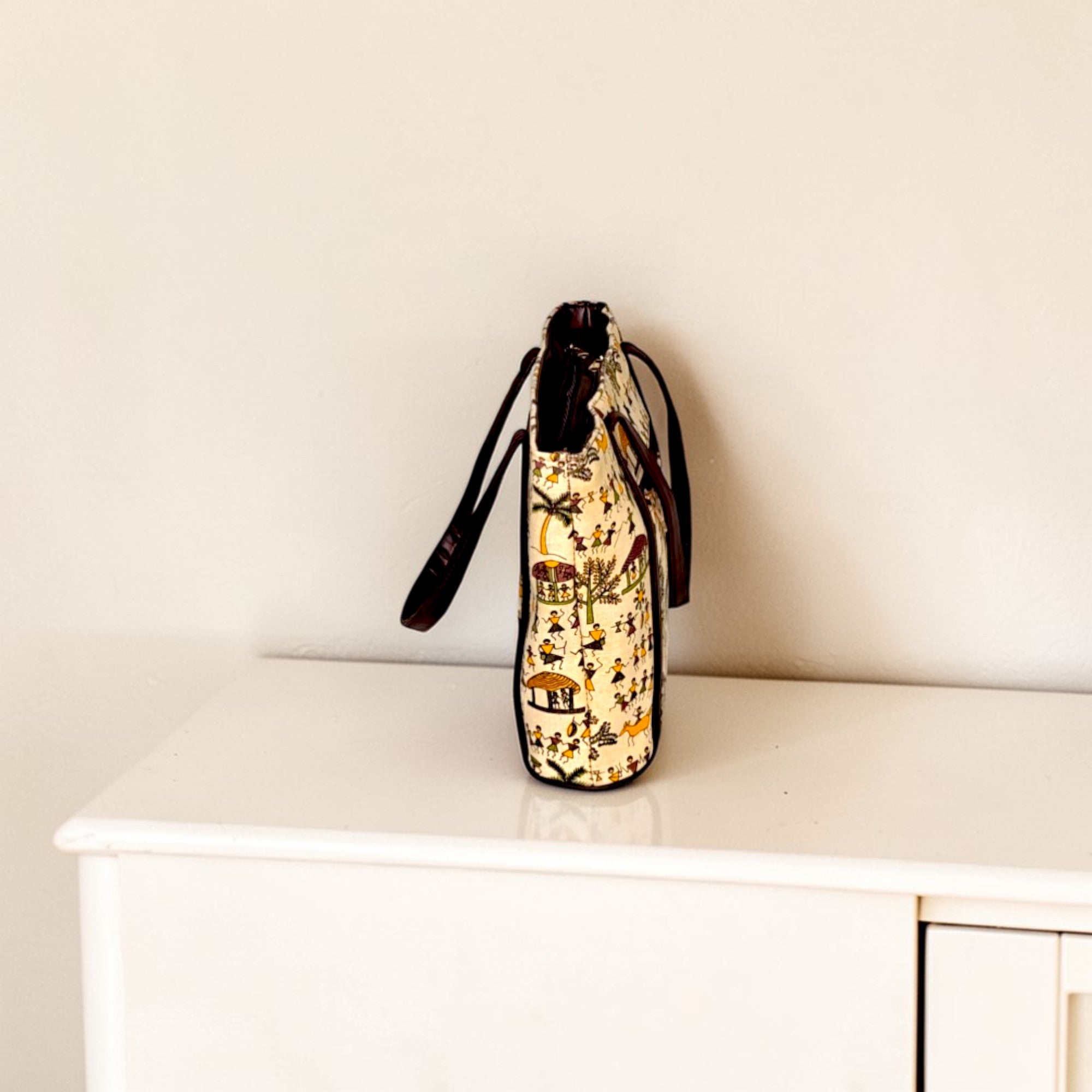 Handcrafted Ethnic Printed Handbag for Women