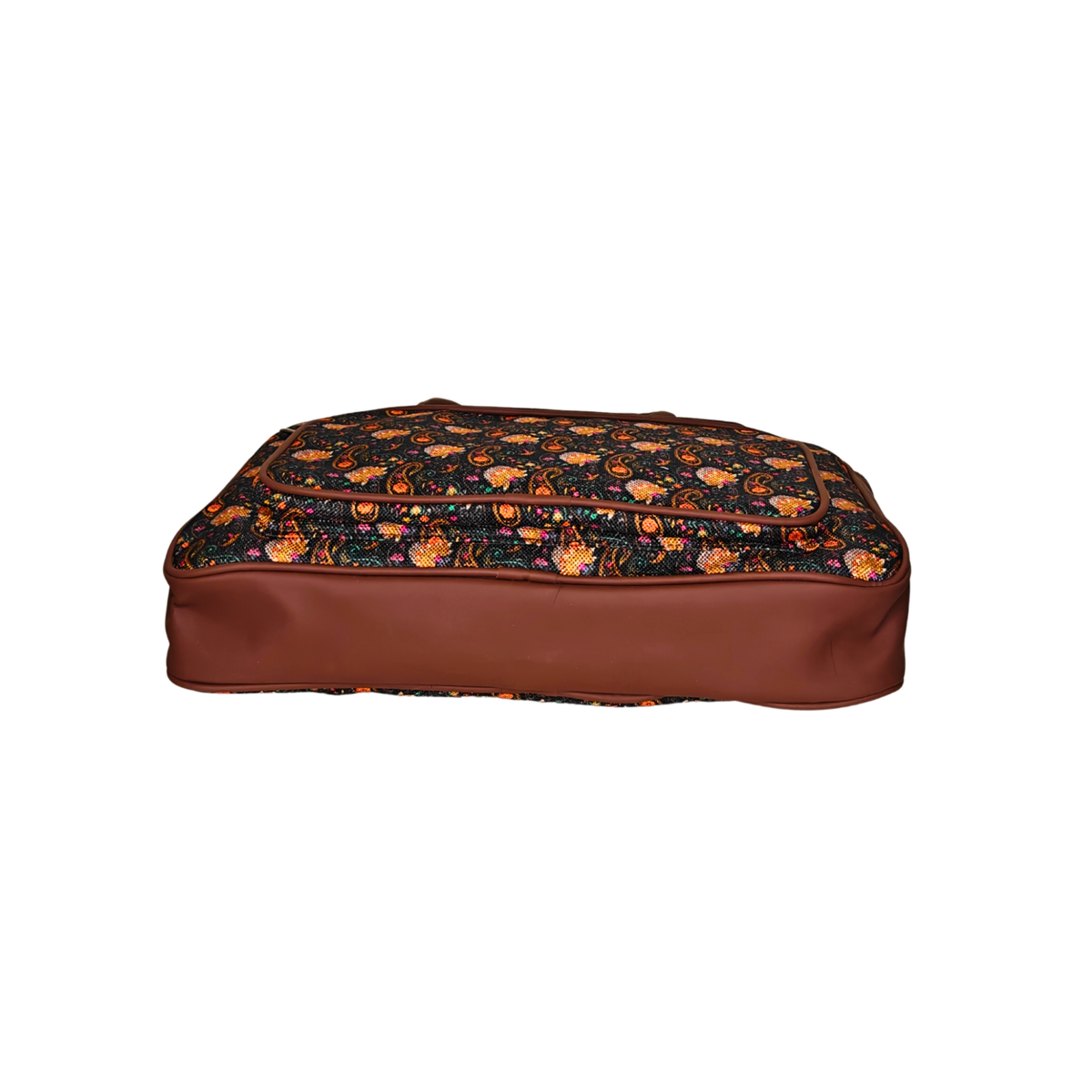 Kalamkari Inspired Printed Laptop Bag