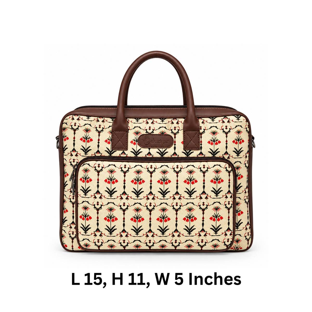 Ethnic Printed Laptop Bag for Women