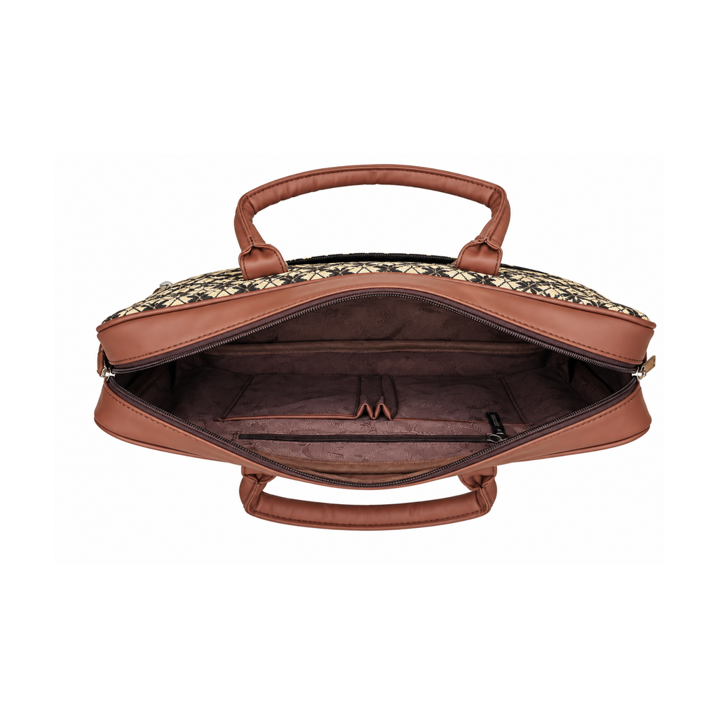 Bidri Printed Laptop Bag for Women