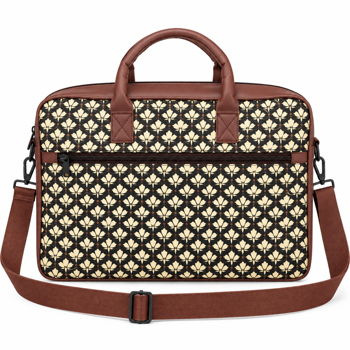 Bidri Printed Laptop Bag for Women