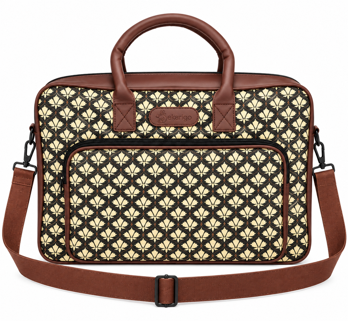 Bidri Printed Laptop Bag for Women