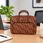 Bidri Printed Laptop Bag for Women