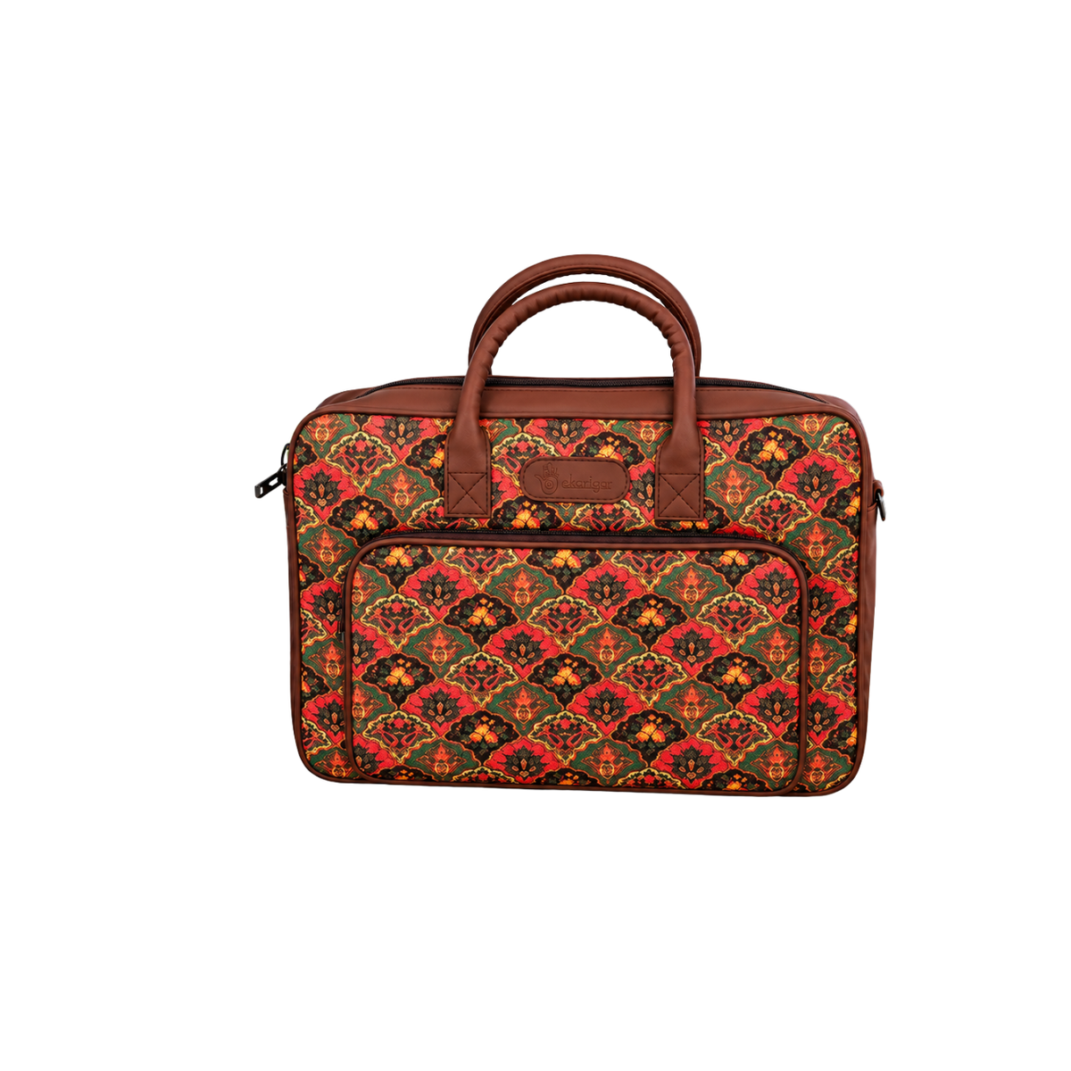Bidri Printed Laptop Bag for Women