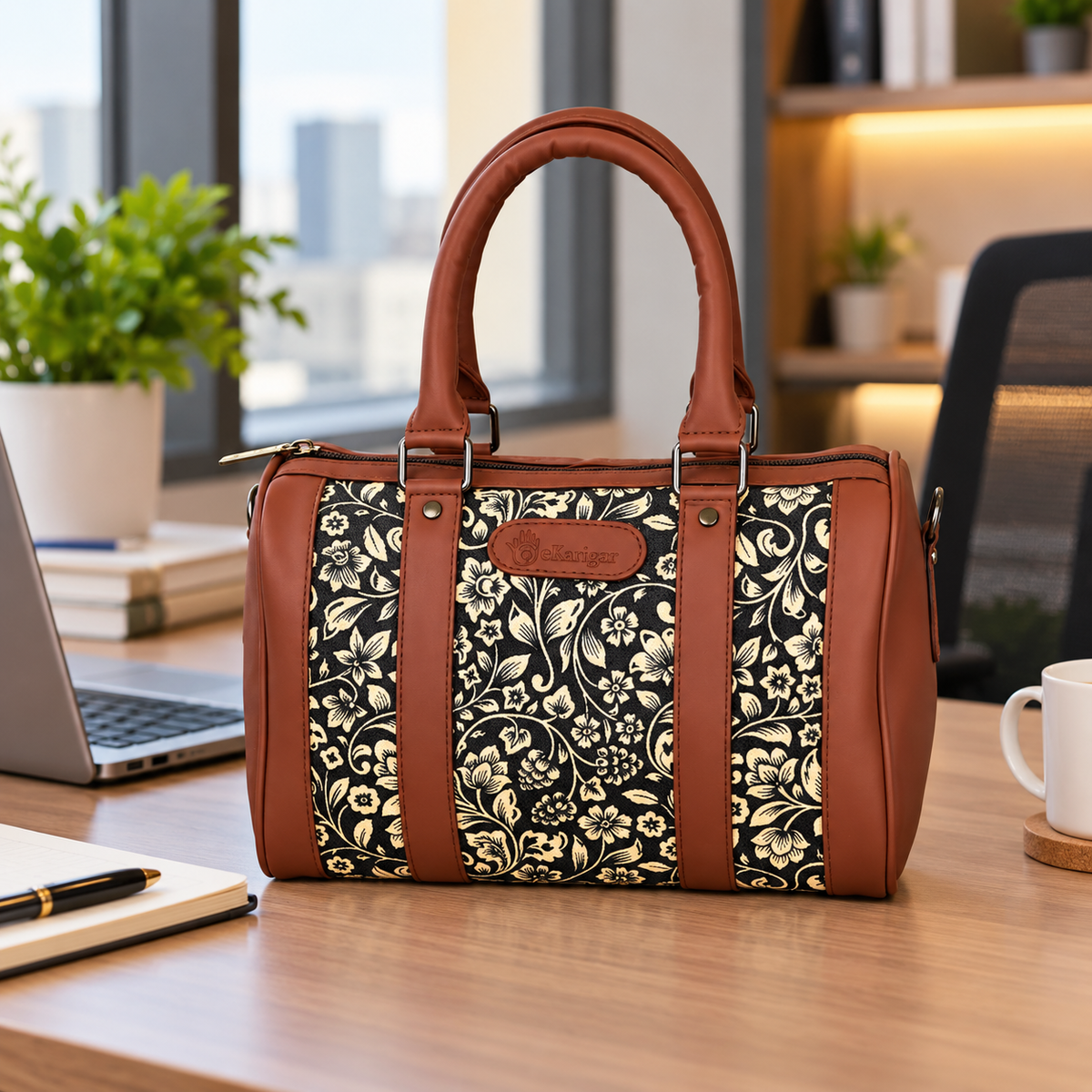 Women’s Handcrafted Printed Elegant Handbag