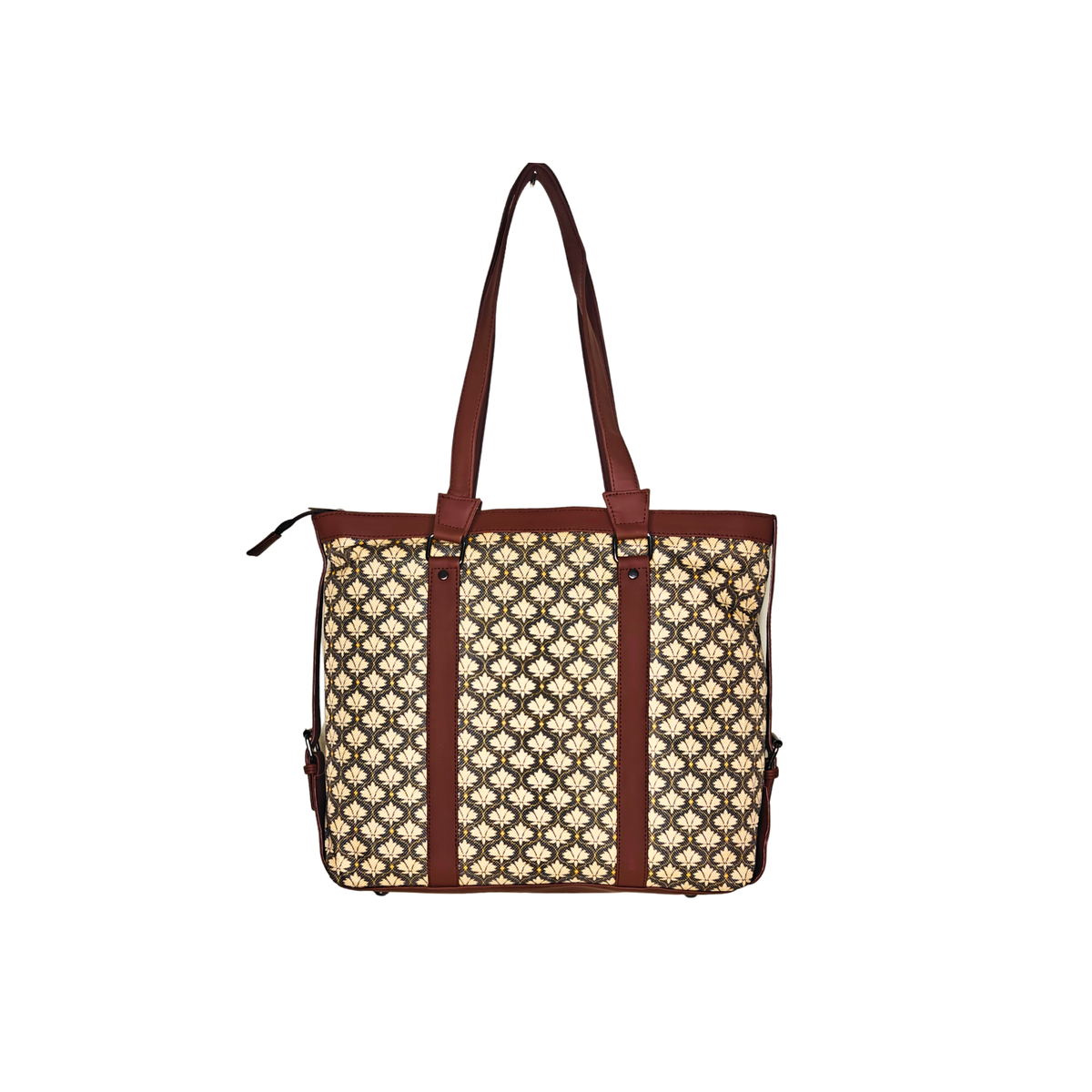 Printed Women’s Office Tote Bag – Bidri Block Printing