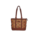 Printed Women’s Office Tote Bag – Bagru Design