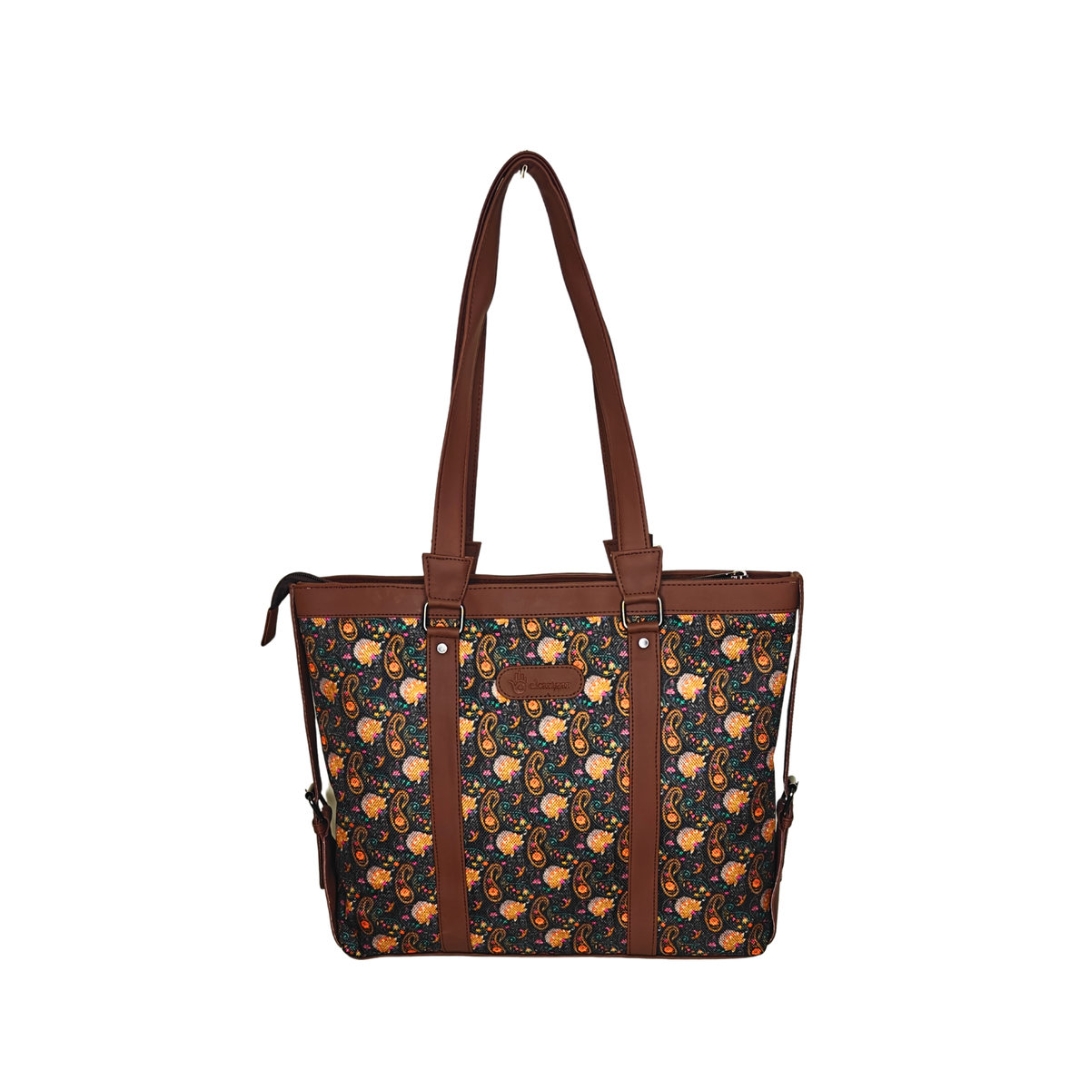Printed Women’s Office Tote Bag – Bagru Design