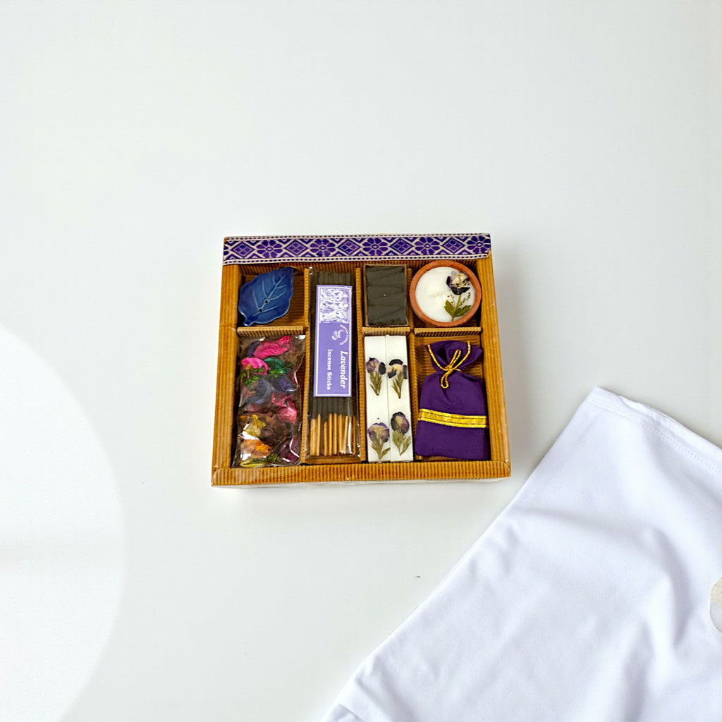 Handmade Aroma Gift Box with Potpourri – Set of 7