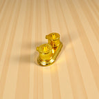 Golden Metal Kumkum Holder/Kumkum Box for Gifting and Pooja