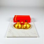 German Silver Plated 2 Bowl Set with 2 Spoons & 1 Tray