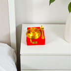 Silver Plated Bowl with Spoons For Gifting and Home Decor