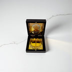 Gold-Silver Plated Shree Ganesh Ji Charan Paduka Prayer Box