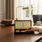 Gold Plated Lord Ganesha Pooja Gift Set with Premium Box