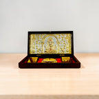 Gold Plated Lord Ganesha Pooja Gift Set with Premium Box