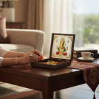 Gold Plated Lord Ganesha Pooja Gift Set with Premium Box