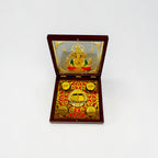 Gold Plated Lord Ganesha Pooja Gift Set with Premium Box