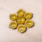 Brass 7 Diya Urli Set for Pooja & Home Décor
