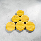 Eco-Friendly Bamboo Fiber Dinner Plates Set of 6