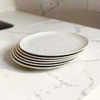 Eco-Friendly Bamboo Fiber Dinner Plates Set of 6