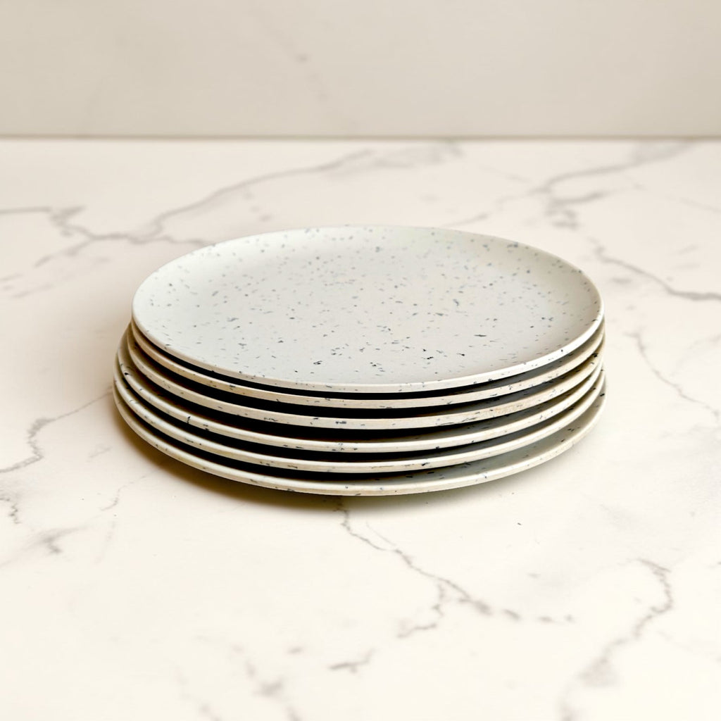 Eco-Friendly Bamboo Fiber Dinner Plates Set of 6