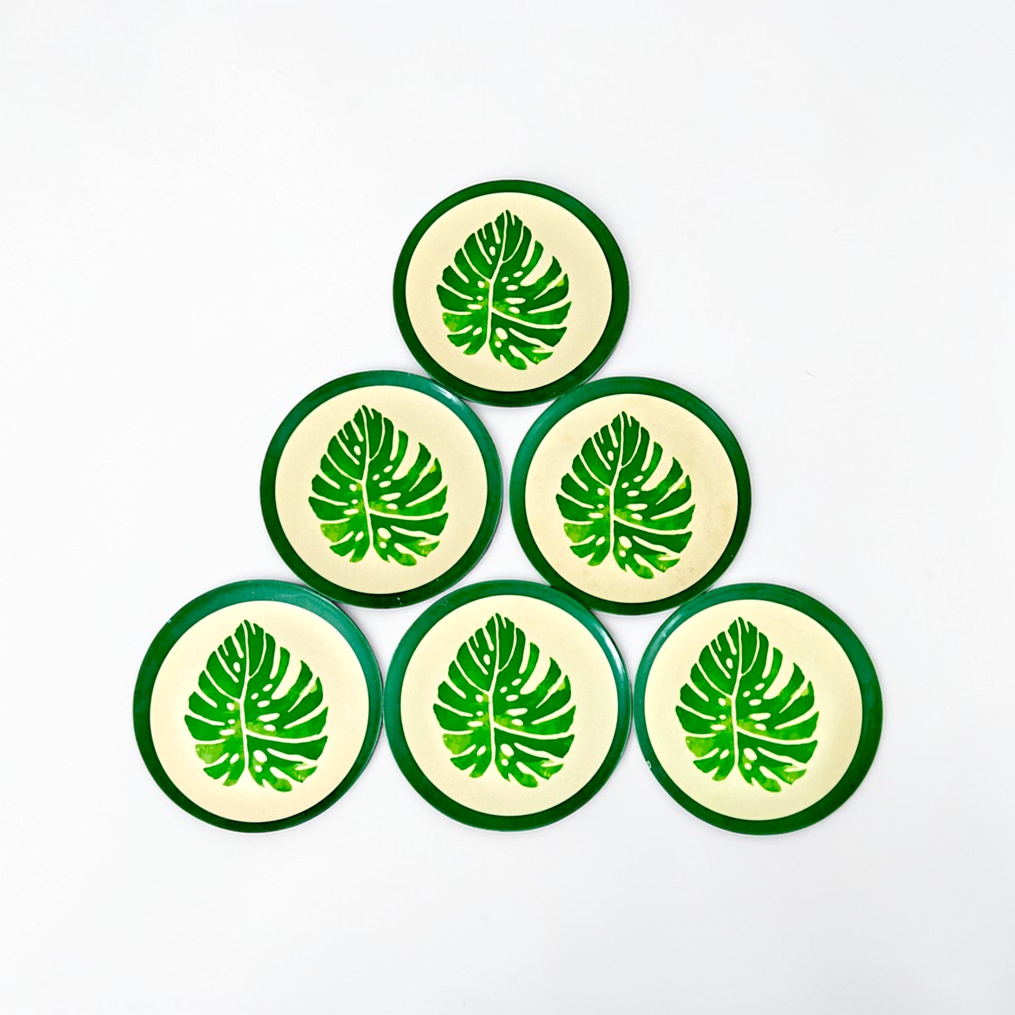 Eco-Friendly Bamboo Fiber Dinner Plates Set of 6