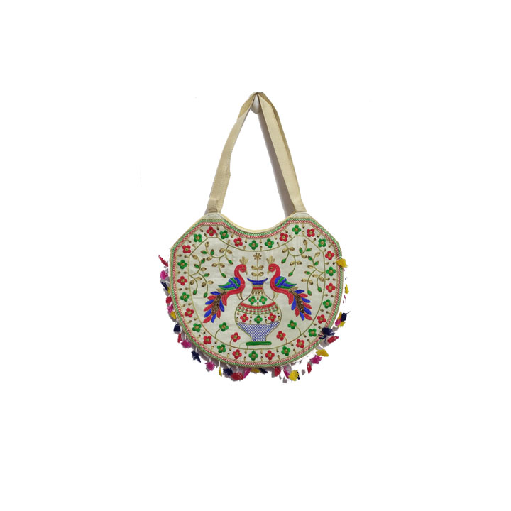 DN Enterprises Fashion House Handmade Designer Embroidered Rajasthani  Clutch potli Style Bag for Wom
